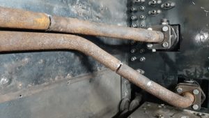 Persleidingen proef aansluiting injecteur